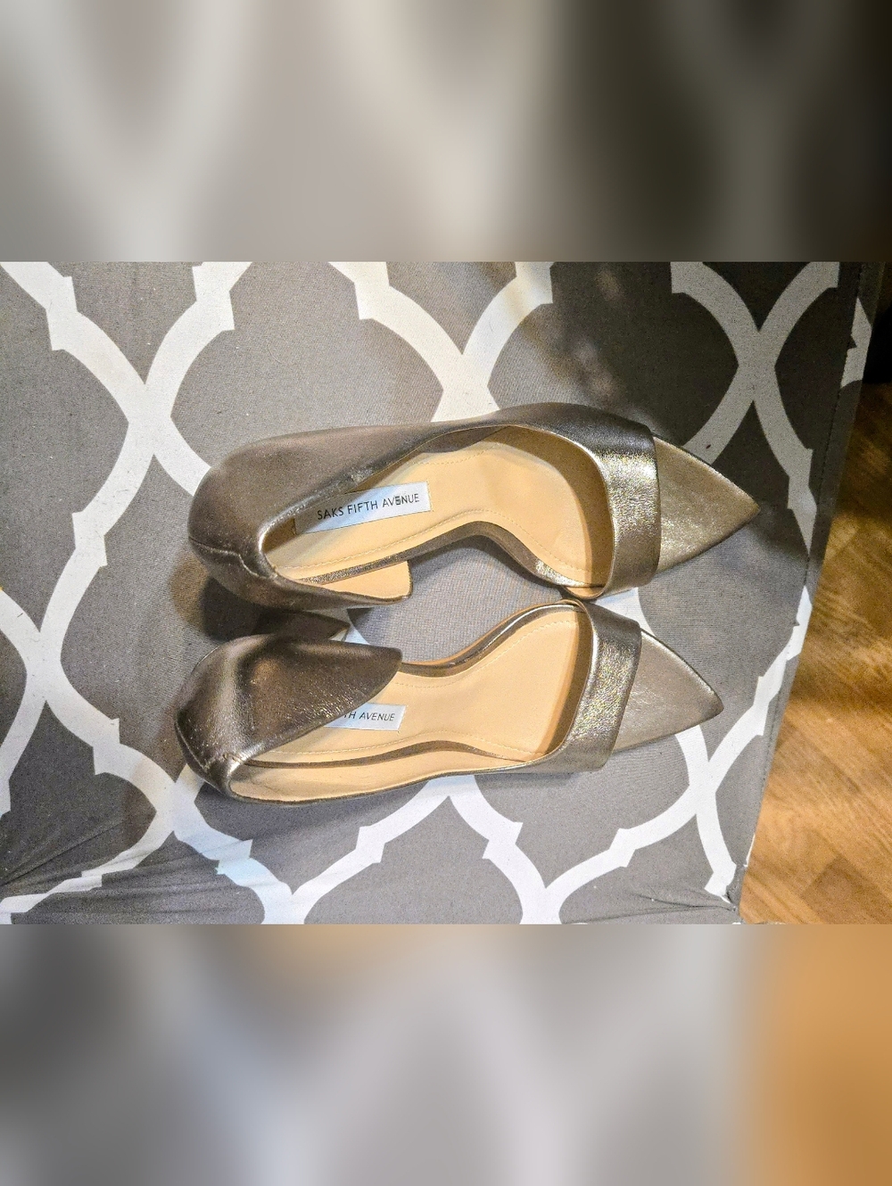 New Sexy Peep Toe Heels by Saks Fifth Ave, Size 8.5